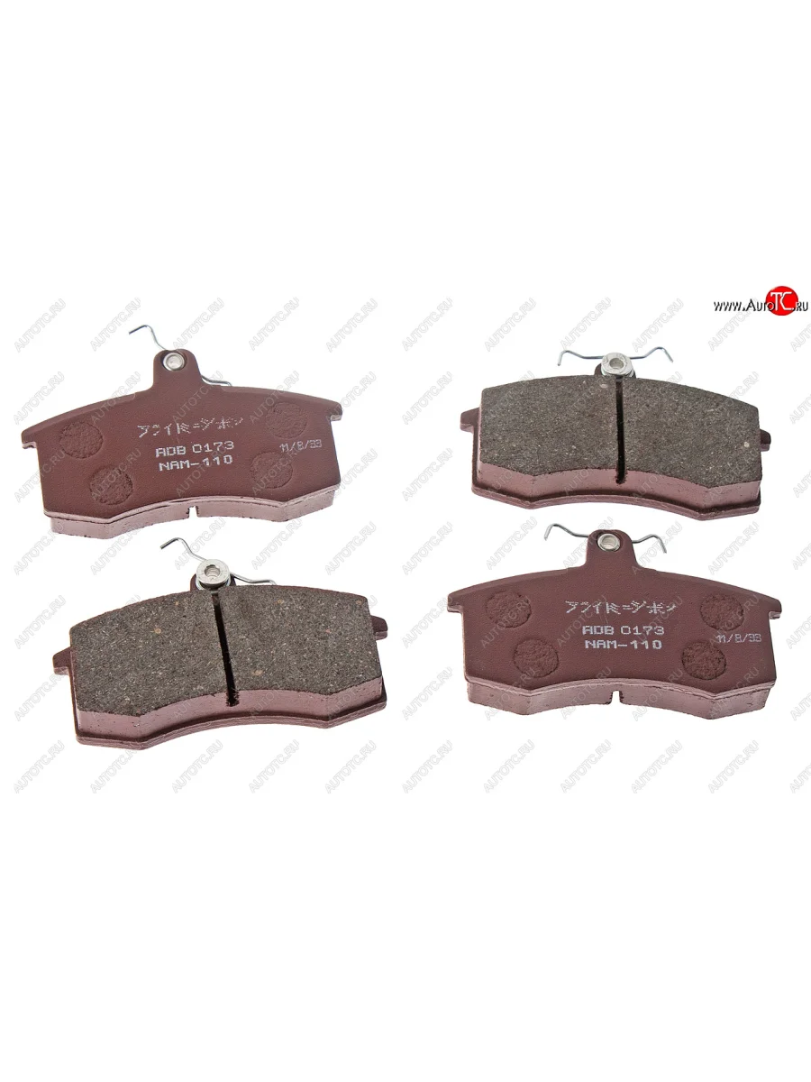 Колодки тормозные передние (4шт.) ALLIED NIPPON Лада ВАЗ 2108 (1984-2003)  в Перми Пермском крае