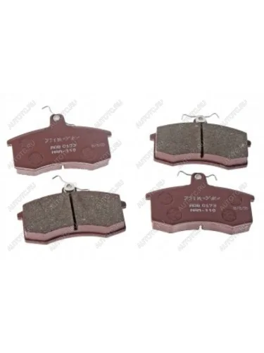 Колодки тормозные передние (4шт.) ALLIED NIPPON Лада ВАЗ 2108 (1984-2003)