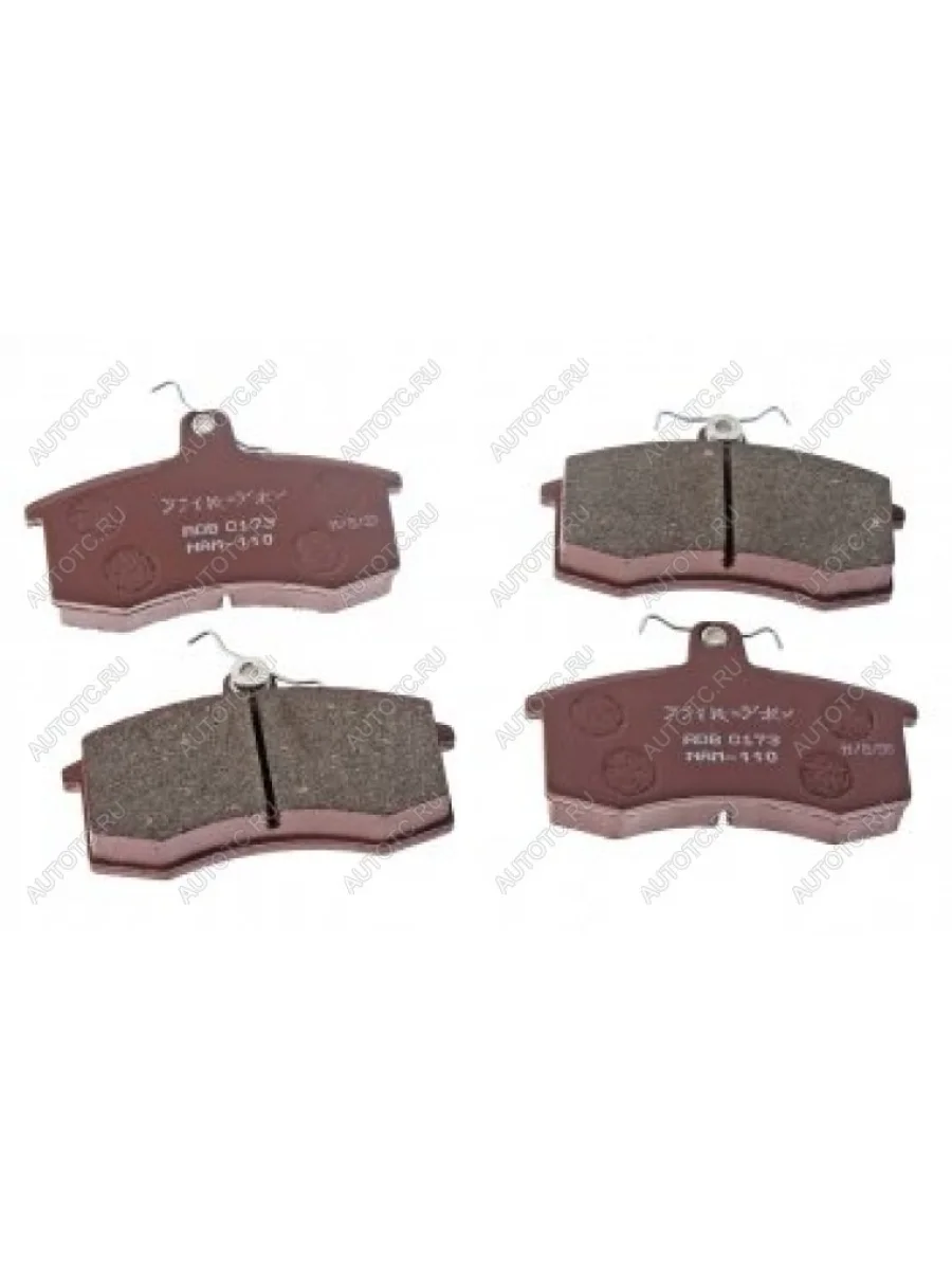 Колодки тормозные передние (4шт.) ALLIED NIPPON Лада ВАЗ 2108 (1984-2003)  в Керчи Республика Крым