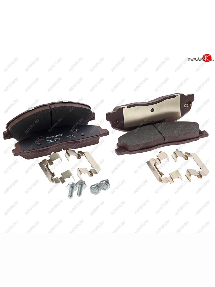 Колодки тормозные передние (4шт.) ALLIED NIPPON ГАЗ ГАЗель Next A62,А65 автобус (2016-2025)  в Перми Пермском крае