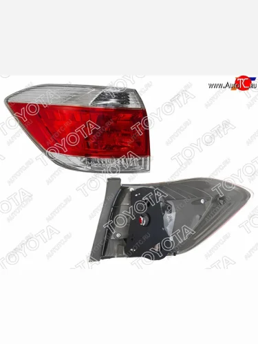 Фонарь задний левый TOYOTA Toyota Highlander  XU40 (2010-2013) рестайлинг