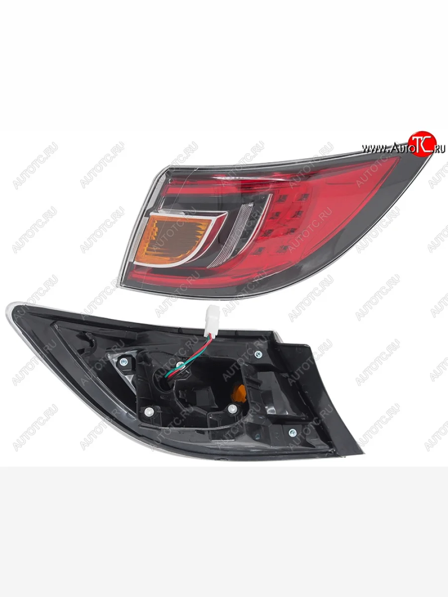 Фонарь задний правый (внешний, LED) SAT Mazda 6 GH дорестайлинг лифтбэк (2007-2010) (красный)  в Воронеже Воронежской области