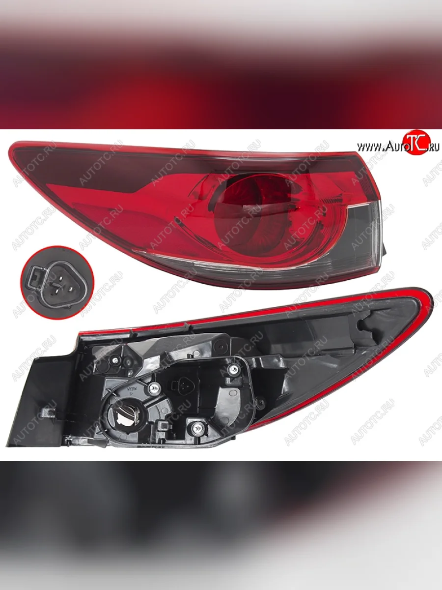 Фонарь задний левый (внешний, LED) SAT Mazda 6 GJ дорестайлинг седан (2012-2015)  в Воронеже Воронежской области