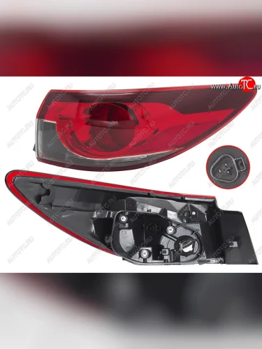 Фонарь задний правый (внешний, LED) SAT Mazda 6  GJ (2012-2015) дорестайлинг седан, дорестайлинг универсал