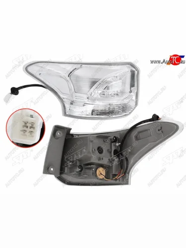 Фонарь задний левый (внешний, LED) SAT Mitsubishi Outlander  GF (2014-2016) 1-ый рестайлинг