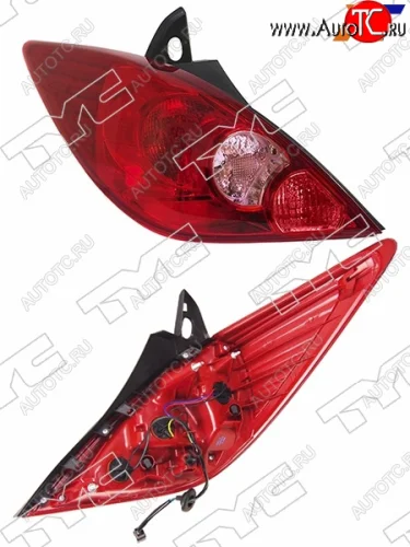 Фонарь задний левый (внешний, c ПТФ) TYC Nissan Tiida  1 C11 (2004-2014) хэтчбэк дорестайлинг, Япония, хэтчбек дорестайлинг, хэтчбэк рестайлинг, Япония, хэтчбек рестайлинг