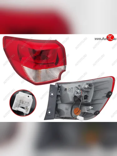 Фонарь задний левый SAT KIA Rio  3 QB (2015-2017) рестайлинг седан, хэтчбек 5 дв. рестайлинг