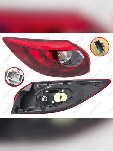 Фонарь задний левый (внешний, LED) SAT Mazda CX-5 KE рестайлинг (2015-2017)