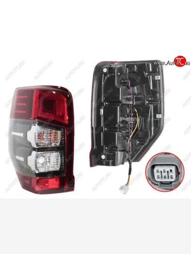 Фонарь задний левый SAT Mitsubishi L200  5 KK,KL (2018-2022) рестайлинг