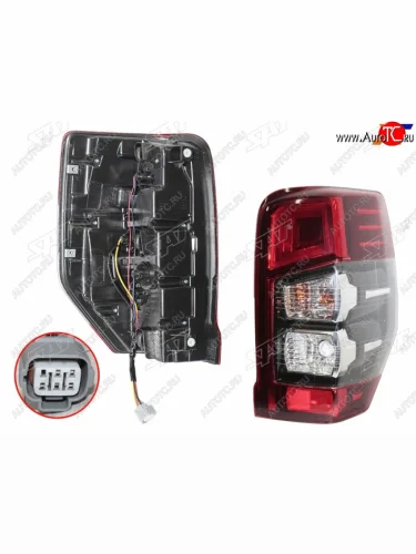 Фонарь задний правый SAT Mitsubishi L200  5 KK,KL (2018-2022) рестайлинг