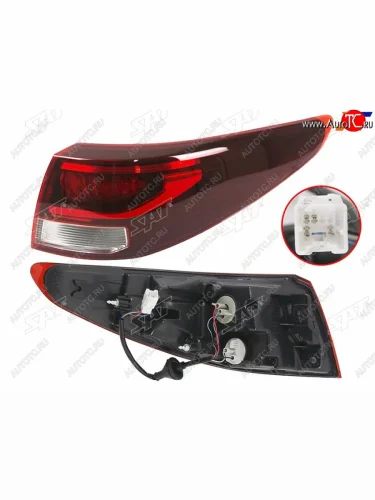 Фонарь задний правый (внешний) SAT KIA Rio  X-line (2017-2021)