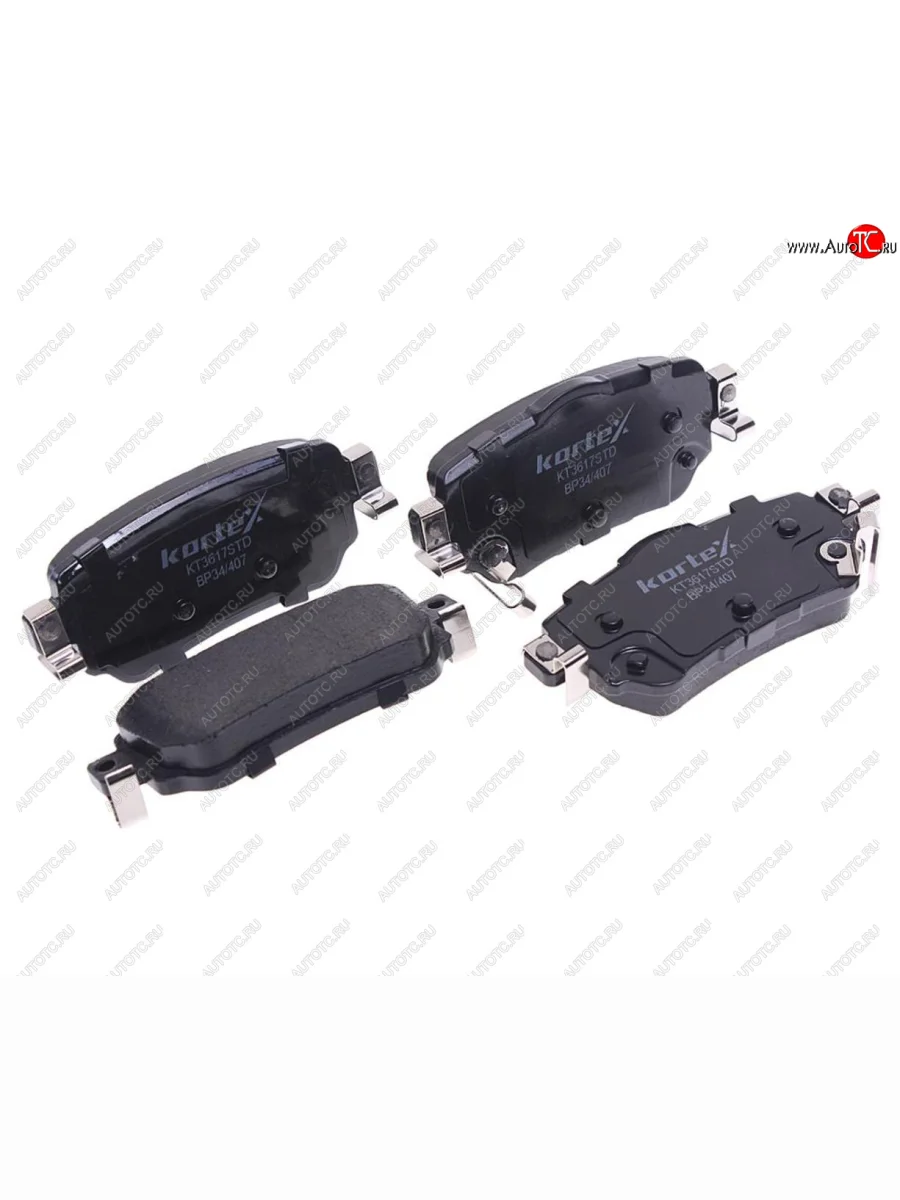 Колодки тормозные задние (4шт.) KORTEX Nissan Qashqai 2 J11 дорестайлинг (2013-2019)  в Самаре Самарской области