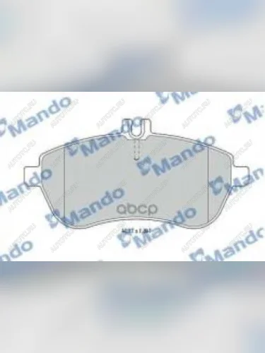 Колодки тормозные передние (4шт.) MANDO Mercedes-Benz E-Class W211 дорестайлинг седан (2002-2006)