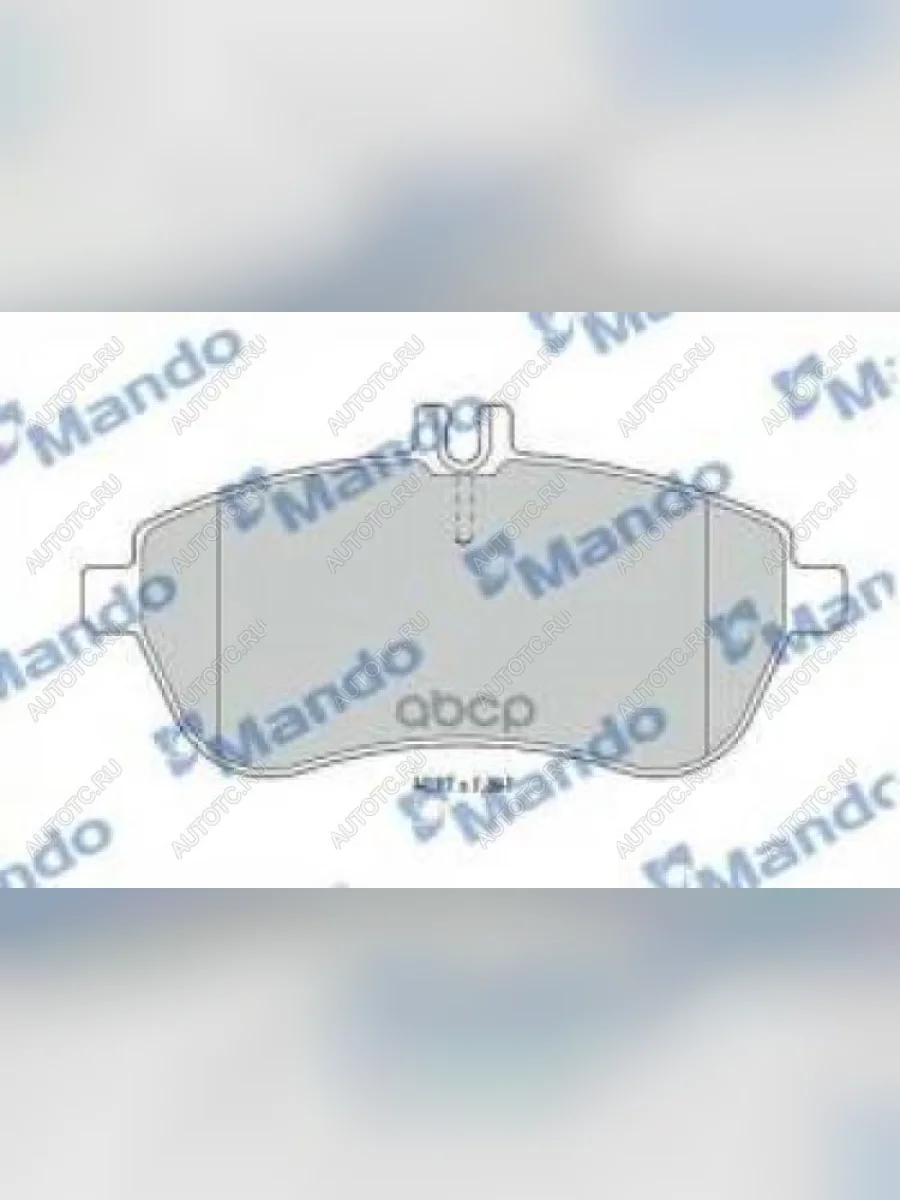 Колодки тормозные передние (4шт.) MANDO Mercedes-Benz E-Class W211 дорестайлинг седан (2002-2006)  в Самаре Самарской области