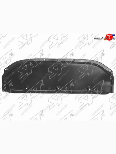 Защита переднего бампера (пыльник) SAT Nissan Qashqai 1 J10 рестайлинг (2010-2013)