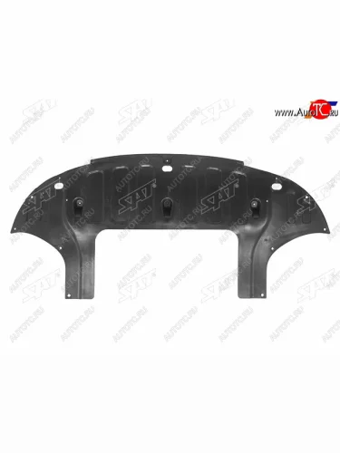 Защита переднего бампера (пыльник) SAT KIA Rio 4 FB дорестайлинг седан (2016-2020)