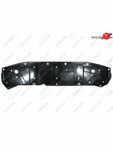 Защита переднего бампера (пыльник) SAT Nissan Almera 3 G15 седан (2012-2019)