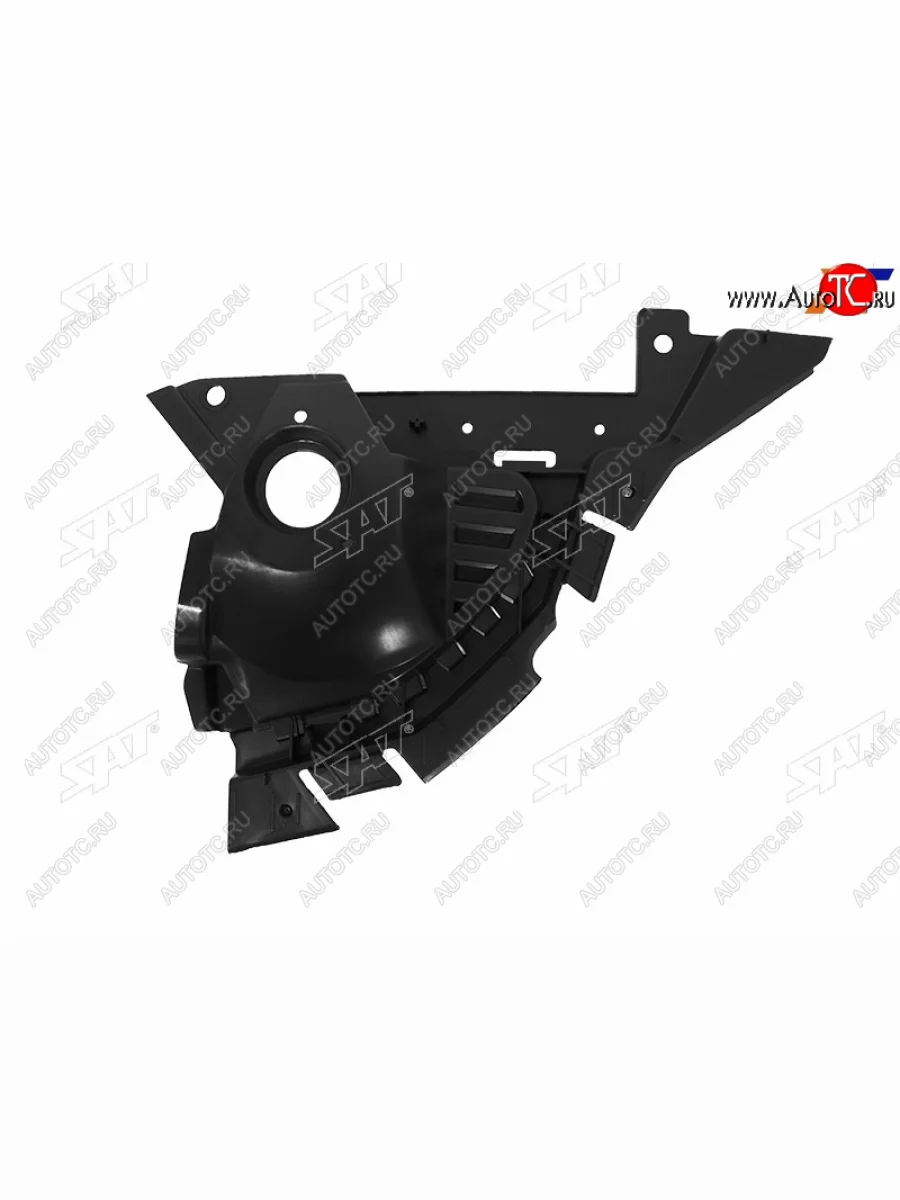 Защита переднего бампера (пыльник) RH SAT Renault Sandero Stepway 2 рестайлинг (2018-2022)  с доставкой в г. Керчь