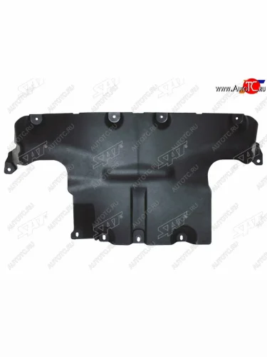 Защита картера двигателя SAT Volkswagen Touareg 2 NF дорестайлинг (2010-2014)