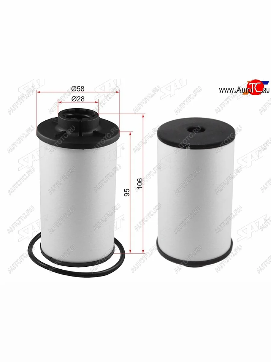 Фильтр АКПП SAT  Audi A3 (2003-2013), Audi Q3 (2011-2015), Volkswagen Jetta (2005-2015), Volkswagen Passat (2005-2015), Volkswagen Tiguan (2006-2017)  в Воронеже Воронежской области