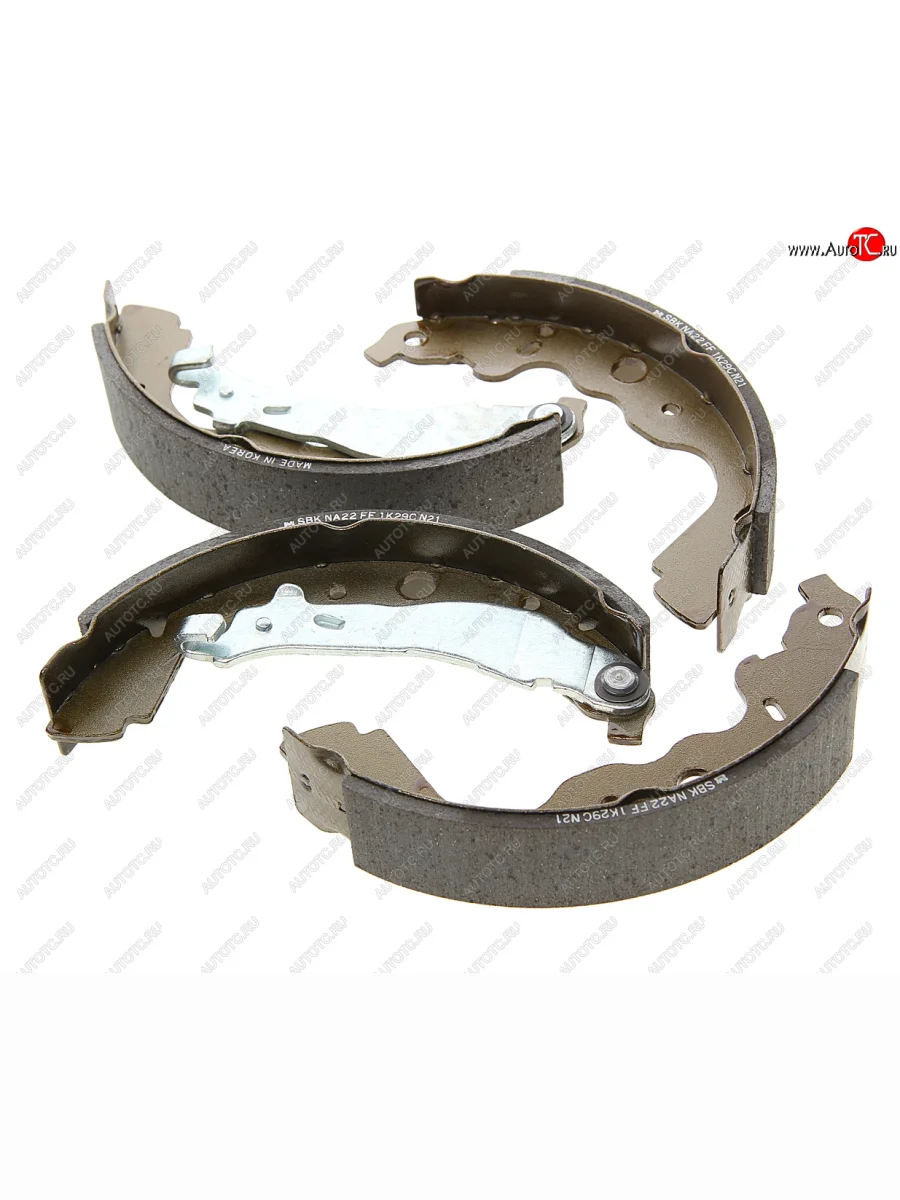 Колодки тормозные задние барабанные (4шт.) SANGSIN Renault Logan 1 дорестайлинг (2004-2010)  в Перми Пермском крае