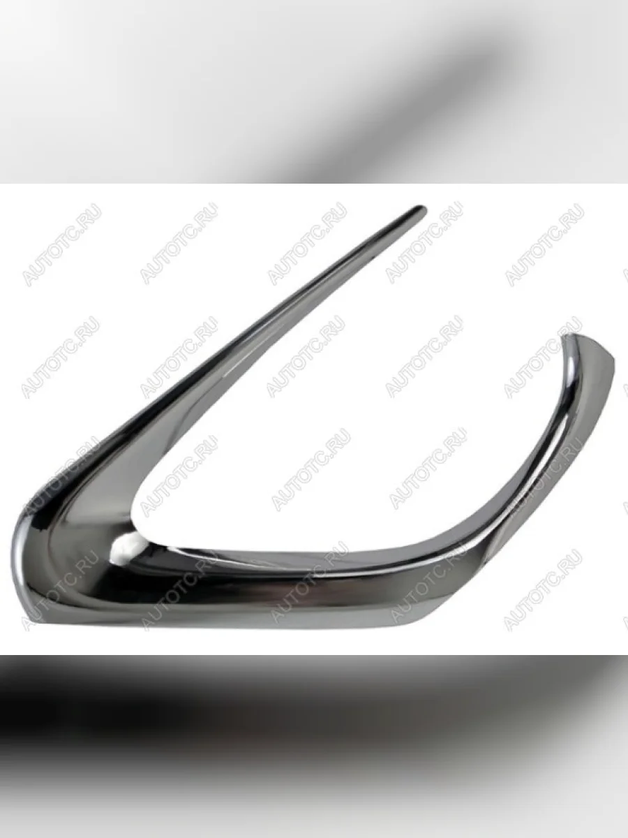 Левая оправа ПТФ SAT  Toyota Camry (2014-2017) XV55 (хром)  в Самаре Самарской области