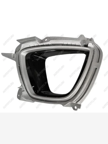 Левая оправа ПТФ SAT (хром) KIA Sorento UM/Prime дорестайлинг (2014-2018)