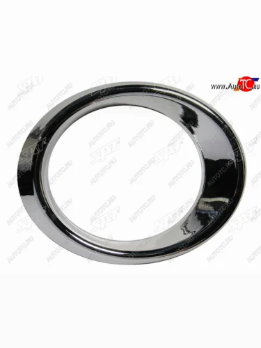 Правая оправа ПТФ SAT (хром) Mercedes-Benz C-Class W204 дорестайлинг седан (2007-2011)