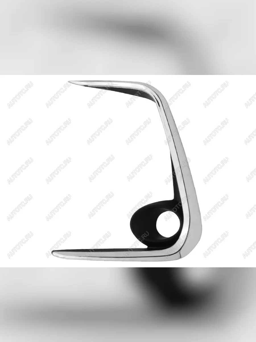 Левая оправа ПТФ SAT Toyota Corolla E210 седан дорестайлинг (2018-2022) (молдинг хром)  в Перми Пермском крае