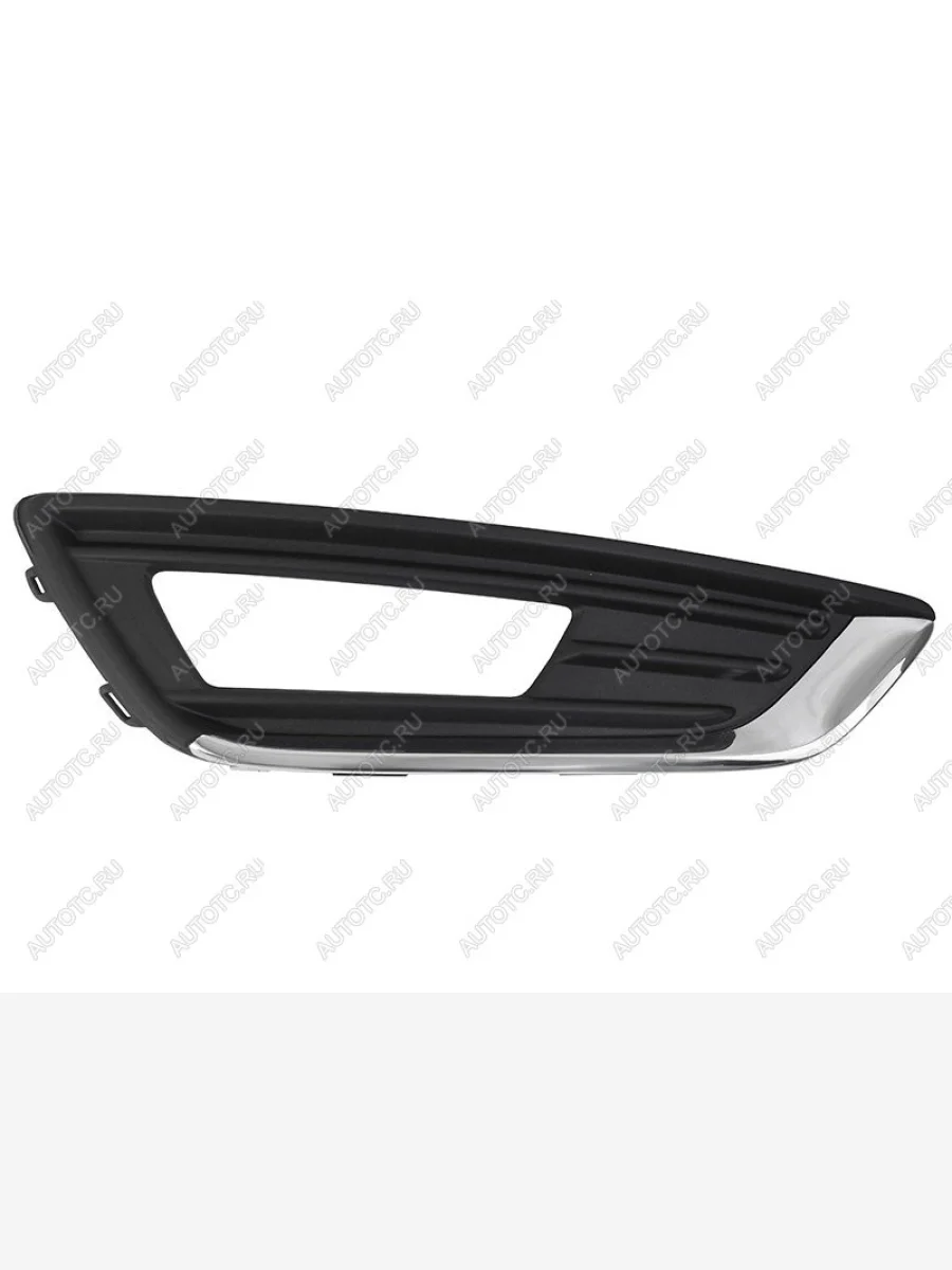 Правая оправа ПТФ SAT Ford Focus 3 седан рестайлинг (2014-2019) (молдинг хром)  с доставкой в г. Керчь