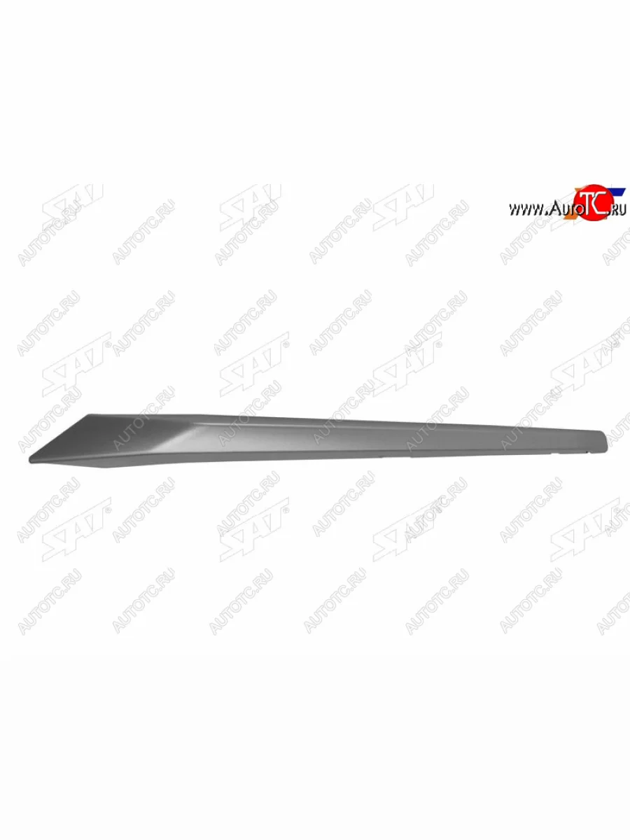 Левый молдинг оправы ПТФ SAT BMW 3 серия F30 седан дорестайлинг (2012-2015) (хром)  в Перми Пермском крае