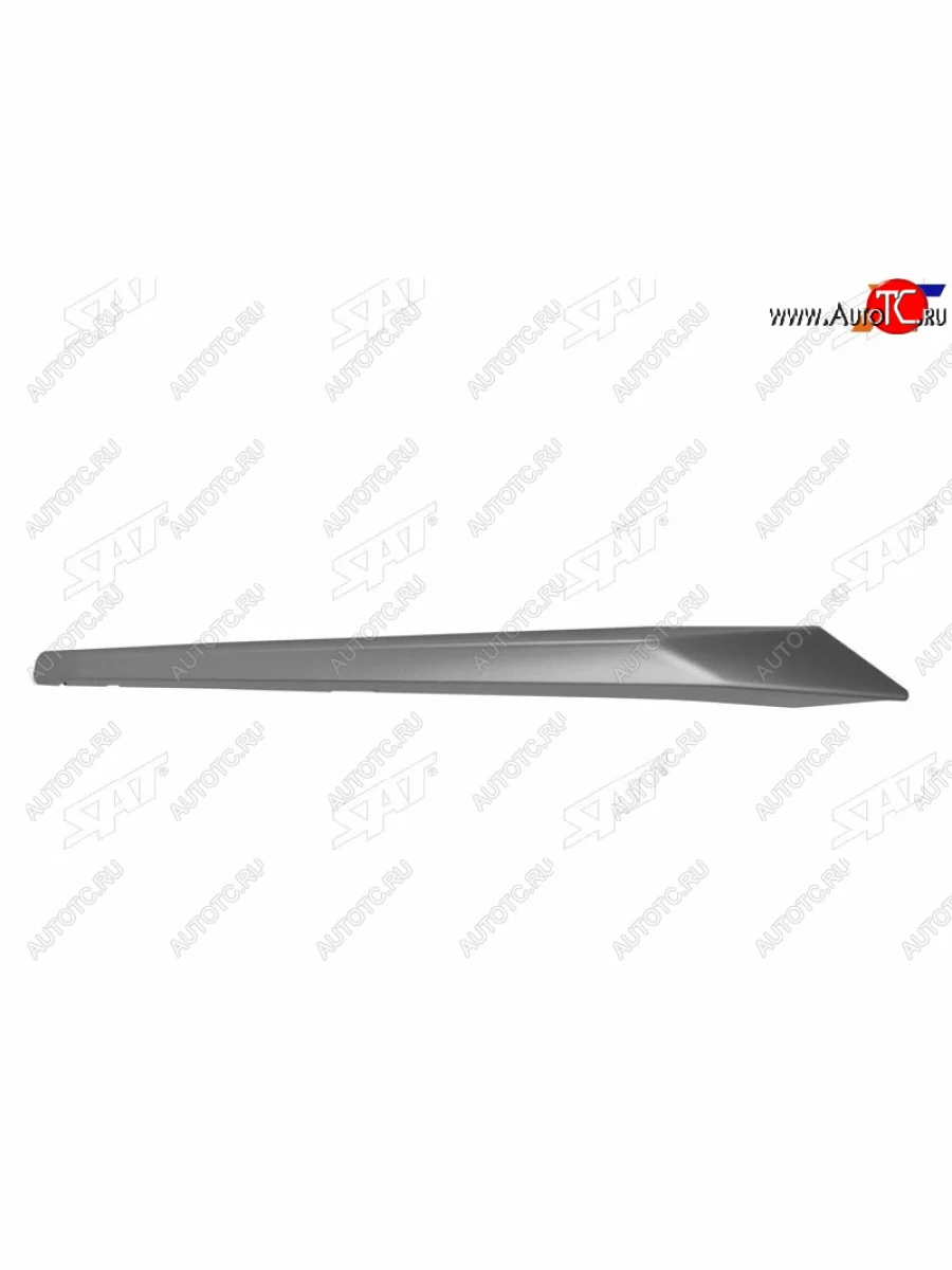 Правый молдинг оправы ПТФ SAT BMW 3 серия F30 седан дорестайлинг (2012-2015) (хром)  в Самаре Самарской области