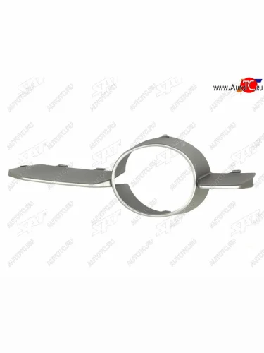 Левый молдинг оправы ПТФ SAT (хром) BMW X6  E71 (2008-2012) дорестайлинг