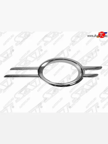 Левый молдинг оправы ПТФ SAT (хром) Mercedes-Benz E-Class  W211 (2006-2009) рестайлинг седан