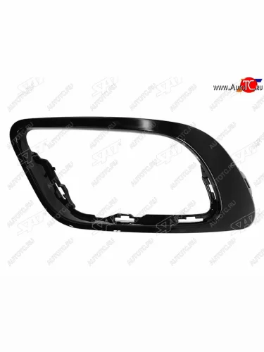 Левый молдинг оправы ПТФ SAT (Черный) Renault Fluence (2012-2016) рестайлинг