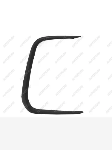 Правый молдинг оправы ПТФ SAT (Черный) Toyota Corolla E210 седан дорестайлинг (2018-2022)