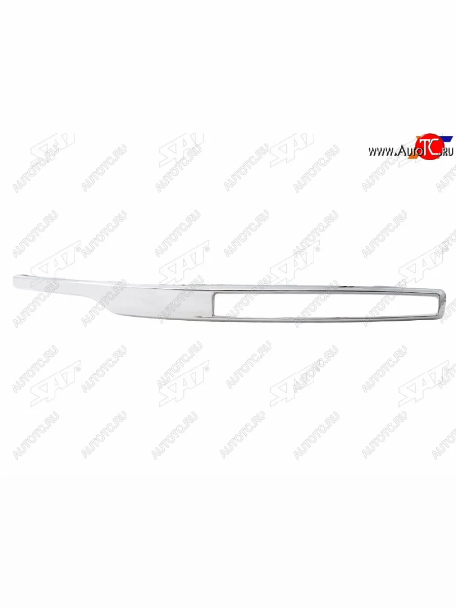 Правый молдинг оправы ПТФ SAT Chery Tiggo 4 1-ый рестайлинг (2018-2023) (хром)  в Керчи Республика Крым