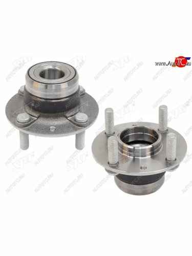 Ступичный узел задн. (без ABS,барабан) SAT Hyundai Solaris RBr седан дорестайлинг (2010-2014)