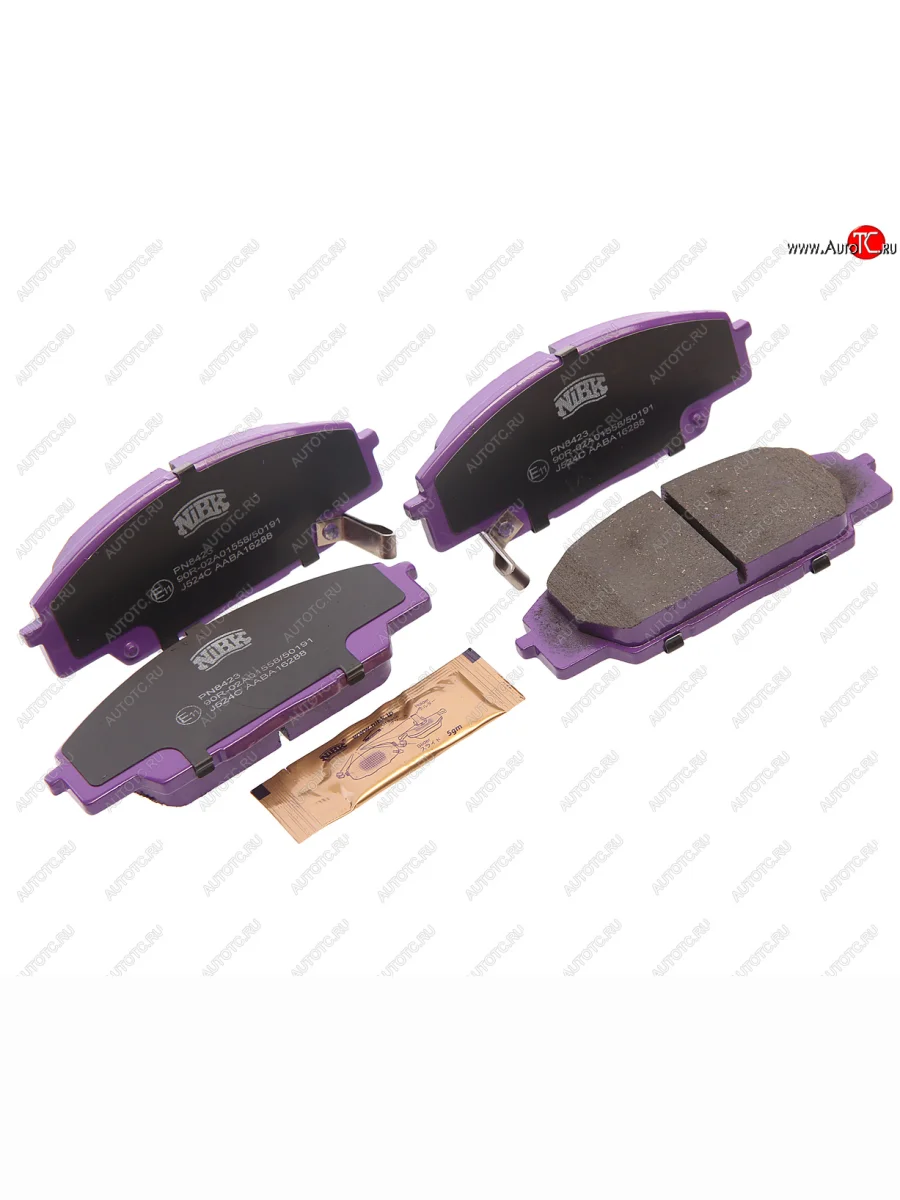 Колодки тормозные передние (4шт.) NIBK Honda Civic EP хэтчбэк 3 дв. дорестайлинг (2000-2003)  в Керчи Республика Крым