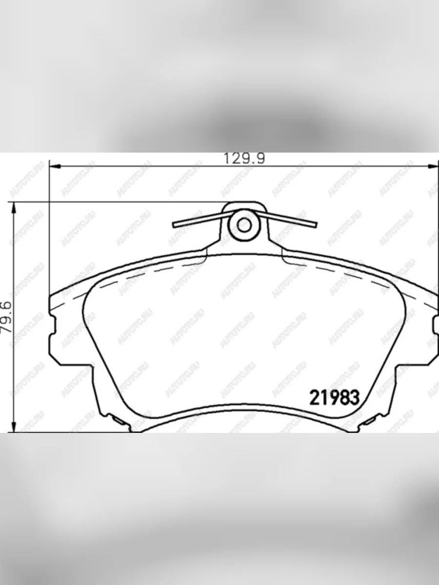 Колодки тормозные передние (4шт.) MINTEX Mitsubishi Carisma (1999-2004)  в Керчи Республика Крым