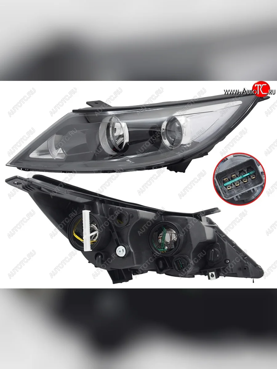 Фара левая (галоген, под электрокорректор) TYC  KIA Sorento (2012-2015) XM  в Воронеже Воронежской области