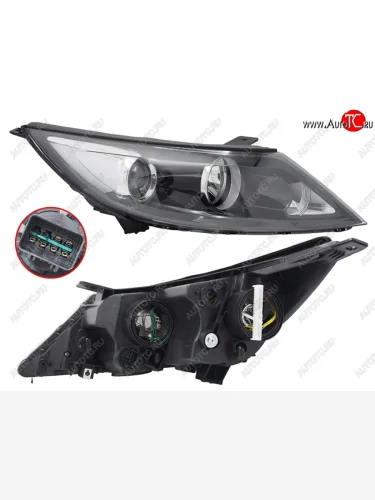 Фара правая (галоген, под электрокорректор) TYC KIA Sorento XM рестайлинг (2012-2015)