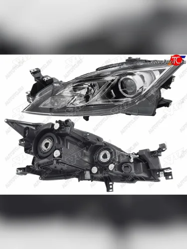 Фара левая (светлая) SAT Mazda 6 GH рестайлинг универсал (2010-2012)