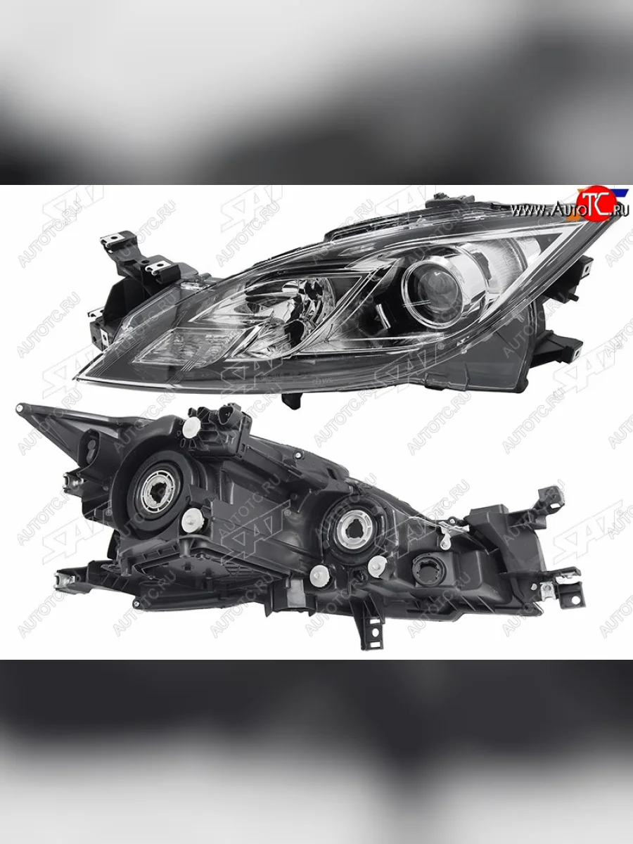 Фара левая (светлая) SAT Mazda 6 GH рестайлинг лифтбэк (2010-2012)  в Воронеже Воронежской области