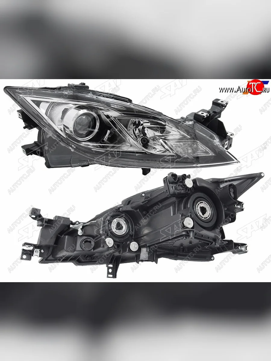 Фара правая (светлая) SAT Mazda 6 GH рестайлинг универсал (2010-2012)  в Керчи Республика Крым