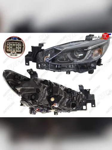 Фара левая (LED) SAT Mazda 6 GJ 1 рестайлинг универсал (2015-2018)
