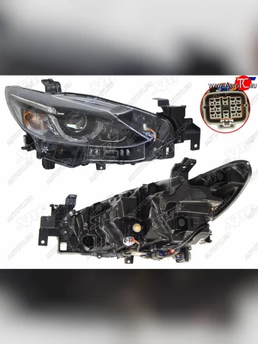 Фара правая (LED) SAT Mazda 6 GJ 1 рестайлинг универсал (2015-2018)