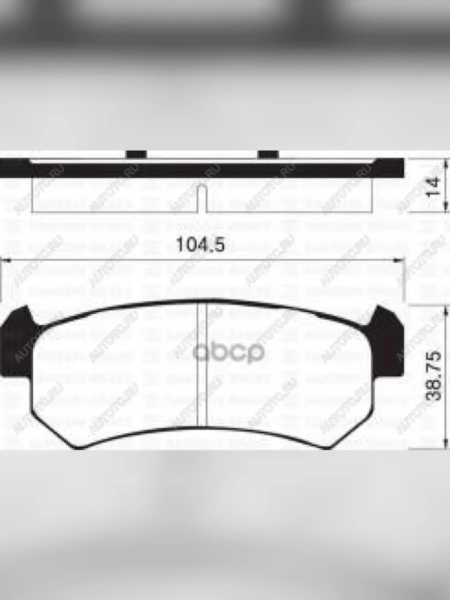 Колодки тормозные задние (4шт.) SANGSIN Chevrolet Lacetti универсал (2002-2013)  в Керчи Республика Крым