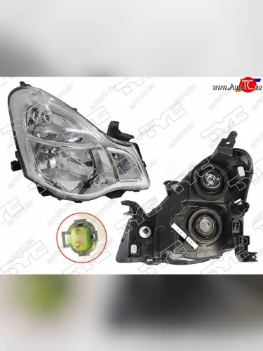 Фара правая (под электрокорректор) TYC Nissan Almera  3 G15 (2012-2019) седан