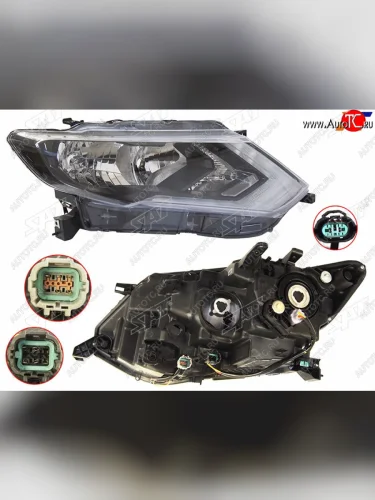 Фара правая (LED) SAT Nissan X-trail  3 T32 (2017-2022) рестайлинг
